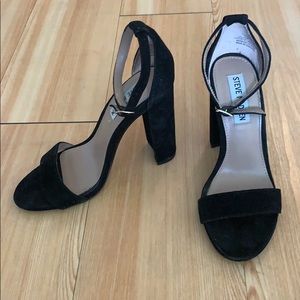 Carrson Steve Madden chunky heel suede sandal